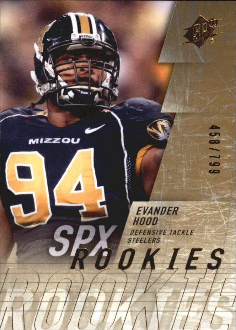 2009 SPx #166 Evander Hood RC/799 - NM-MT