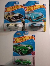 Hotwheels 2025 Lot Of 3 New Porsche 904,  Datsun 240, RRRoadster Corvette Style
