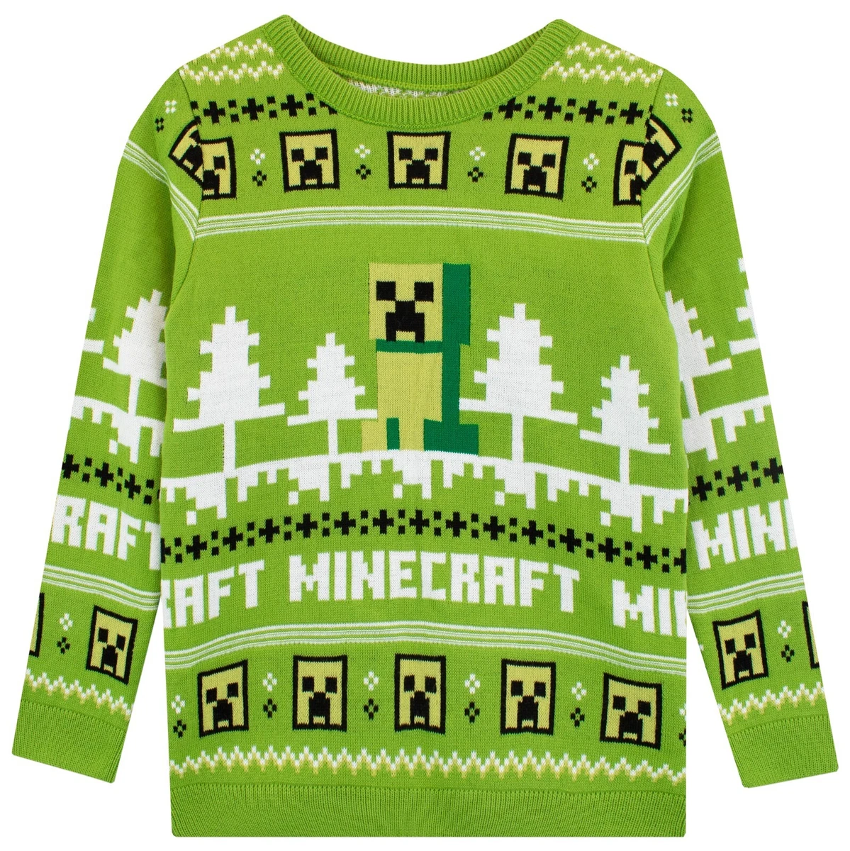 Minecraft xmas jumper clearance