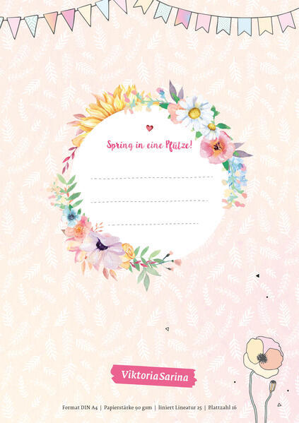 Spring In Eine Pfütze 3er-set Schulhefte, Liniert (lineatur 25)