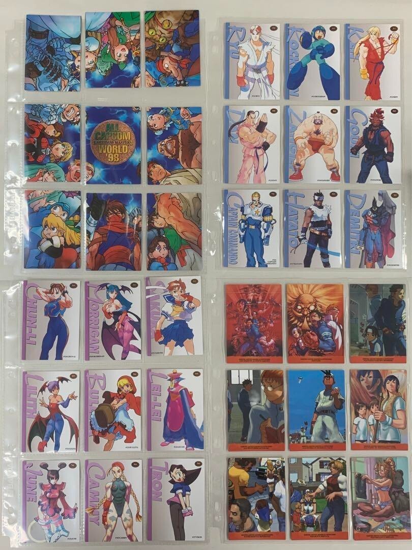 カードダスマスターズ ALL CAPCOM WORLD 97 コンプリートセット カードダスマスターズ ALL CAPCOM WORLD 97 - メルカリ