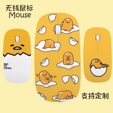 Anime Gudetama USB Wireless Mouse PC Laptop Computer Mouse DIY Cartoon Mice