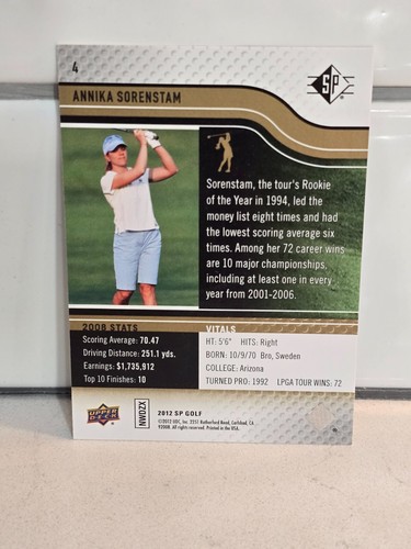 2012 Upper Deck SP Golf Retail #1-80 Base + Rookie Ext Ser & Sapphire Parallels - Picture 7 of 141