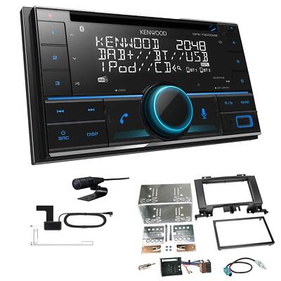 Kenwood DPX-7300DAB Radio Bluetooth für Mercedes Benz Sprinter ab 2006 Quadlock
