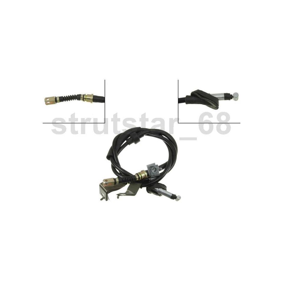 2 cables de freno de estacionamiento traseros para Acura Integra 2001 2000 Acura Integra Foto 3 de 4