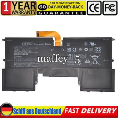 BF04XL Akku für HP Spectre 13-V101NA 13-V115TU 13-V116TU 13-V117TU TPN-C132 7.7V