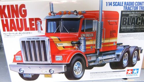 Tamiya R/C 1/14 King Hauler 10X8WD Semi Tractor Kit Black Edition TAM56336