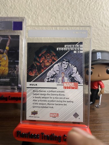 2019-20 Upper Deck Marvel Annual #HB-5 Humble Beginnings Hulk - Picture 2 of 2