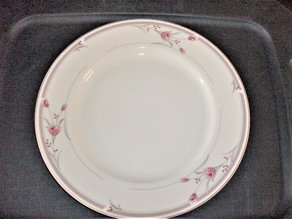 HEATHER FLORAL PLATTER 12" CHOP SERVING PLATE by Regency Sango - Image 3 of 4