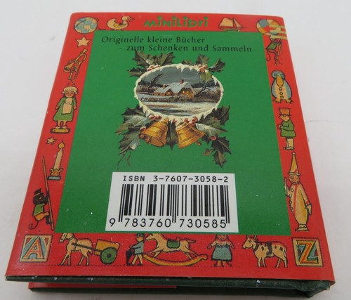 Vintage 1991 Weihnachts Lieder GERMAN Miniature Song Book Running Press - Picture 2 of 5