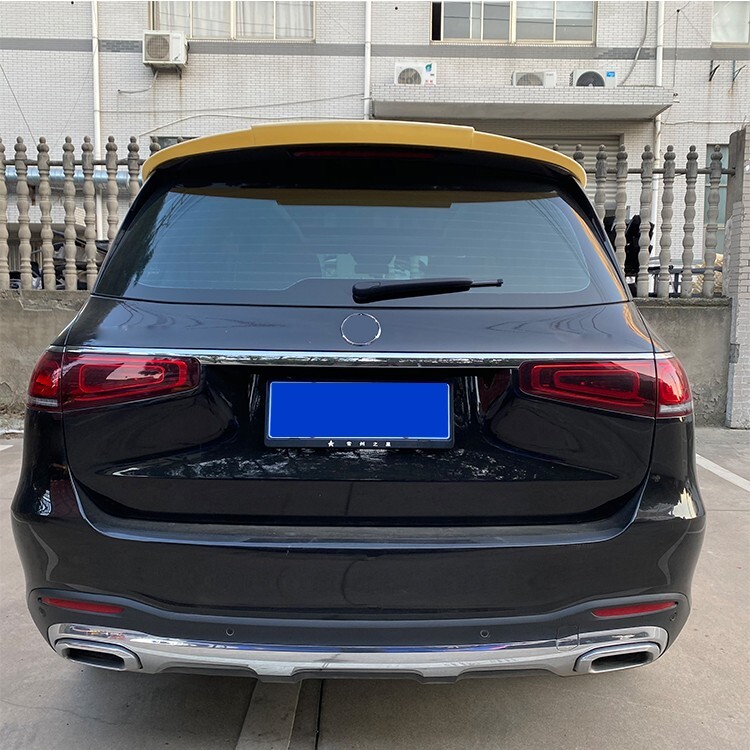 Gloss Black Rear Wing Brabus Style RoofSpoiler For Benz 2020-2024 GLS X167 GLS63