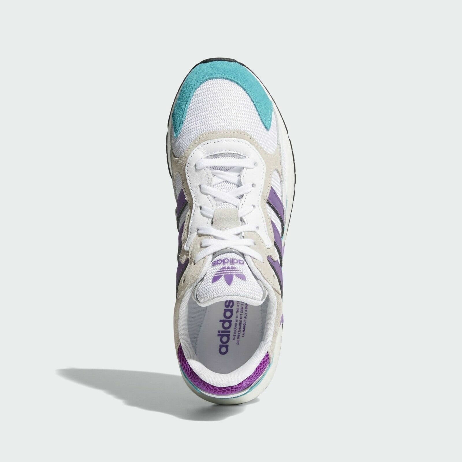 Adidas Tresc Running Shoes Boost Purple Teal 90's Charlotte Hornets EH1352