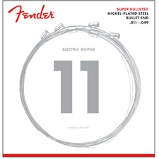 12 Sets Fender 250M Medium Nickel-Plated Steel Electric Guitar Strings 11-49