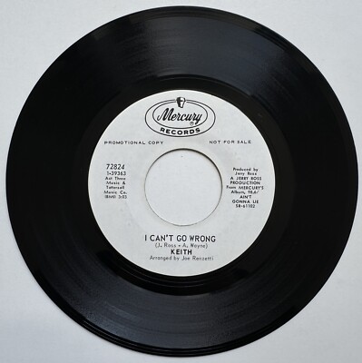 Keith    There's Always Tomorrow / I Can't Go Wrong NORTHERN SOUL MINT PROMO