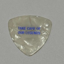 BUDDY GUY SIGNATURE GUITAR PICK 2022 CONCERT TOUR STAGE TAKE CARE OF OUR LEGENDS
