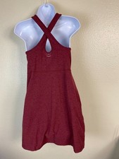 Beyond Yoga Womens Red Racerback Athletic Dress Size Medium tennis Pickleball