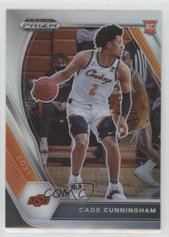 2021-22 Panini Prizm Draft Picks Silver Prizm Cade Cunningham #1 Rookie RC 11yf