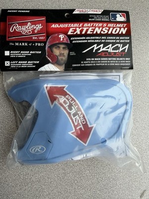 Rawlings, MACH Adjust Face Guard, Adjustable Extension Piece, Left Hand Blue