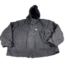Carhartt Full Swing Armstrong Jacket Mens Size 3XL Canvas Workwear Rmvbl Hood