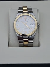Concord Mariner 11.C2.1892 Mens Quartz Watch With 18kt Bezel And Bracelet Accent