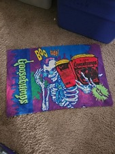 VTG Goosebumps Pillowcase Spooky Skeleton Skateboard Mummy RL Stine 90s Retro
