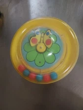 Vintage 1975 Gabriel Busy Bubble Spinning Ball Baby Toddler Toy 