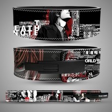 Death Note Weightlifting Belt Naruto Anime Lifting Belt Leather Gym Belt