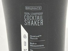 BruMate 20oz Shaker Pint Insulated Stainless Steel Beer Tumbler Black Lid EUC