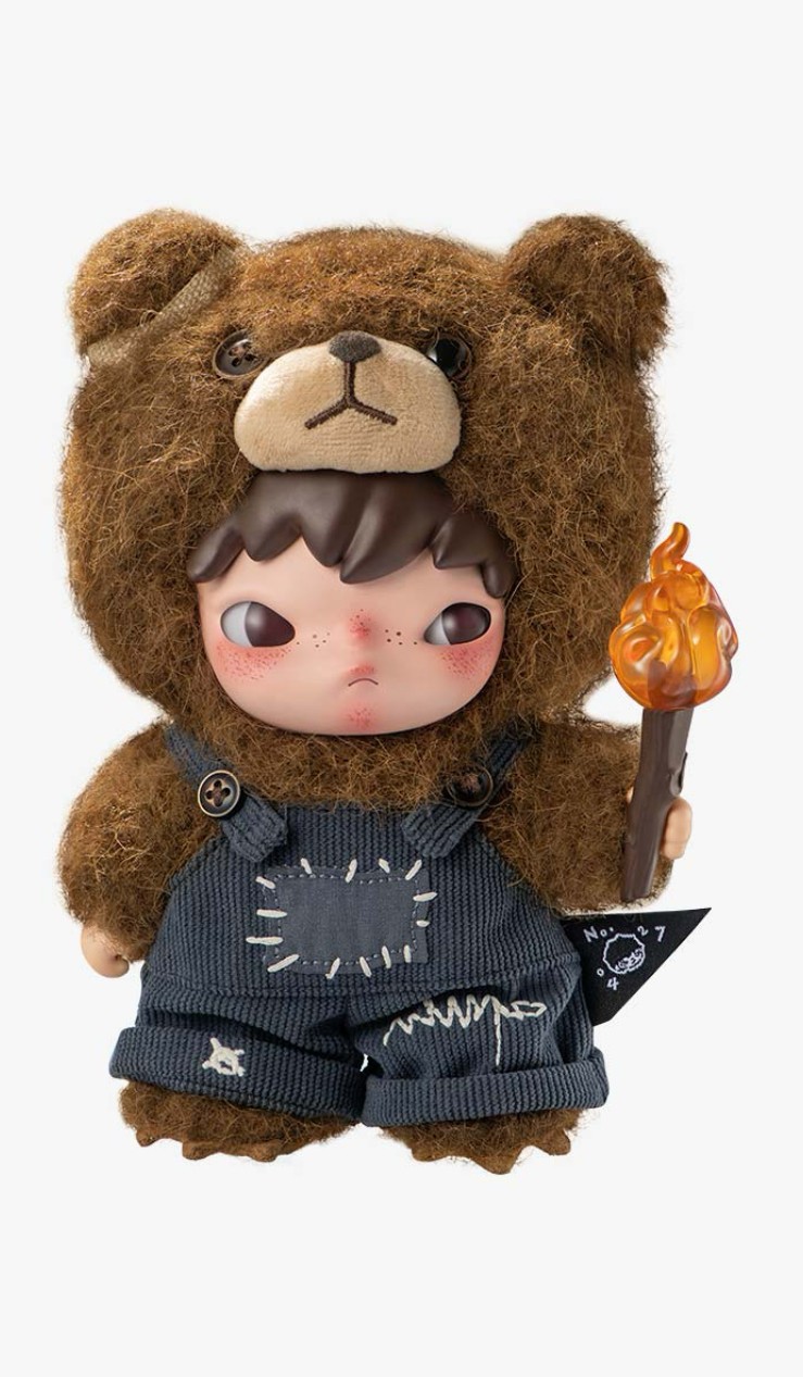 POP MART- NEW Authentic  Hirono Living Wild- Fight For Joy Plush Doll 