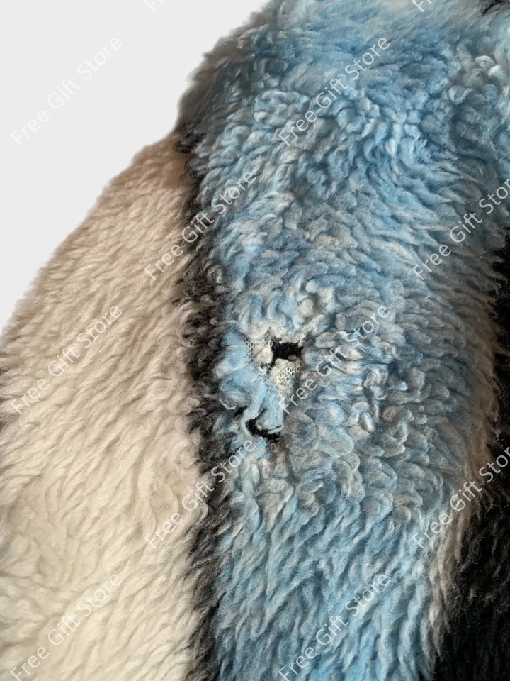 Supreme Penguin Fleece Jacket Artic Blue - Image 4 of 4