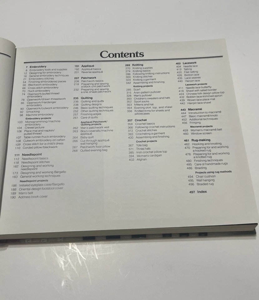 Needlework Needlepoint Needlecraft Book Lot (3) Crafting How To (BS2S2) - Image 4 of 4