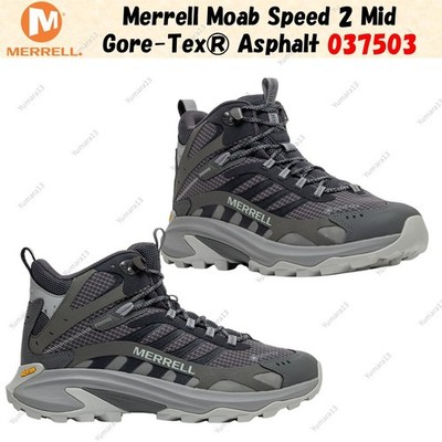 Merrell Moab Speed 2 Mid Gore-Tex  Asphalt 037503 Men's Size