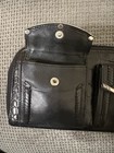 Retired Brighton Venezia Black Leather Zip Wallet, Double Front Pouches Leather — photo 9