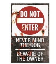 Do Not Enter Sign Halloween Haunted House
