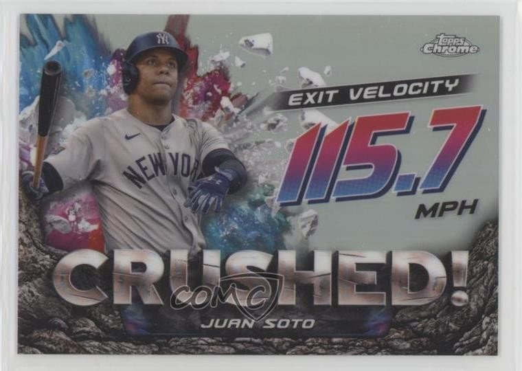 2024 Topps Chrome Update Crushed Juan Soto #CR-4 0p7e