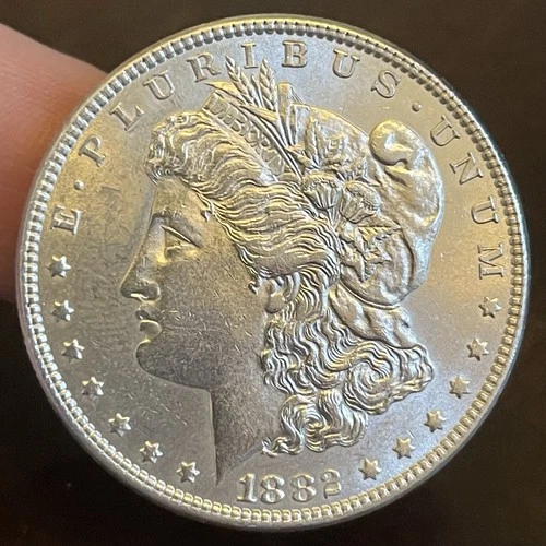 1882 P Morgan Silver Dollar ~ UNCIRCULATED BU ~ 90% Silver $1