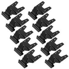 10Pcs Black Metal Sign Holder Clips for Retail Shelf Durable Stainless Steel