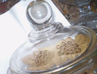 Beautiful vintage glass ball candy jar — photo 3