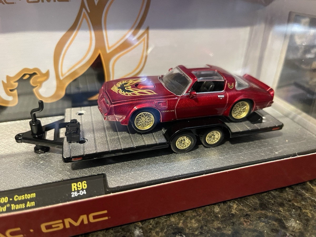 M2 Machines 1977 GMC Sierra 3500 Pontiac Firebird Trans Am 1:64