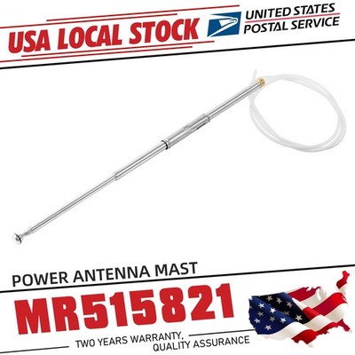 MODIGT Silver Power Antenna Mast MR515821 Radio AM/FM For Mitsubishi Montero