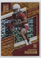 2022 Panini Donruss Elite Rookies Orange 4/49 Keaontay Ingram #175 0nr3