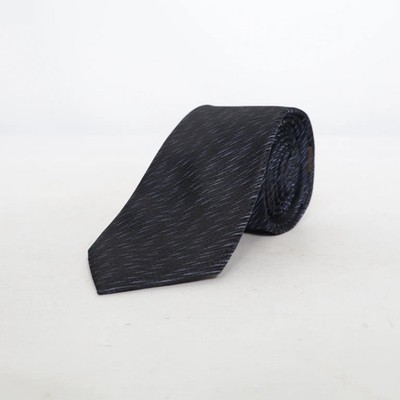 Atlas Design, Krawatte, Herren, Seide, Blau, Streifen #uDM
