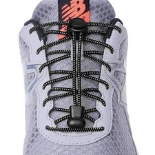 No Tie Elastic Lock Shoe Laces Rope Running Jogging Sneakers Trainer Shoelaces 