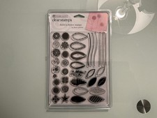 Autumn Leaves  Build-a-Flower  Clear Stamps Set New 