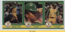 1985 Star Reggie Jackson Panel Set Full Panels Reggie Jackson #4-6 HOF READ 3c7