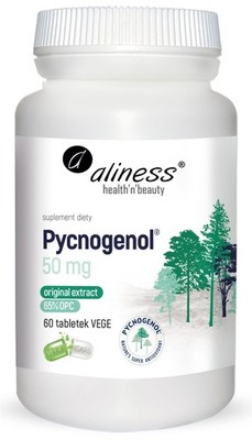 Aliness Pycnogenol   Kiefernrindenextrakt 65% 50 mg 60 Tabletten
