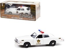 Greenlight 84104 1/24 1975 Dodge Coronet White "Hazzard County