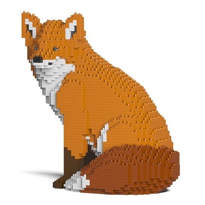 JEKCA Building Blocks, Building Kit,Bausatz,Fox,Fuchs,Reineke,Wild,26 cm Höhe