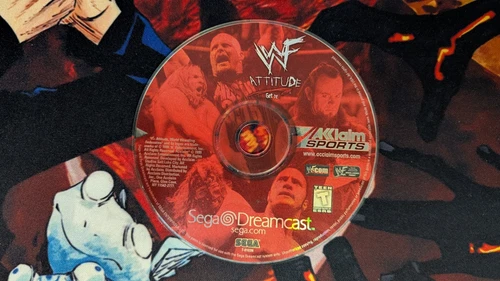 WWF Attitude (Sega Dreamcast, 1999)- Disc Only Tested Working