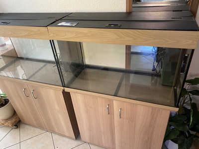 EHEIM Aquarium Glasbecken 150x50x40 cm 300 L Süßwasser mit Unterschrank